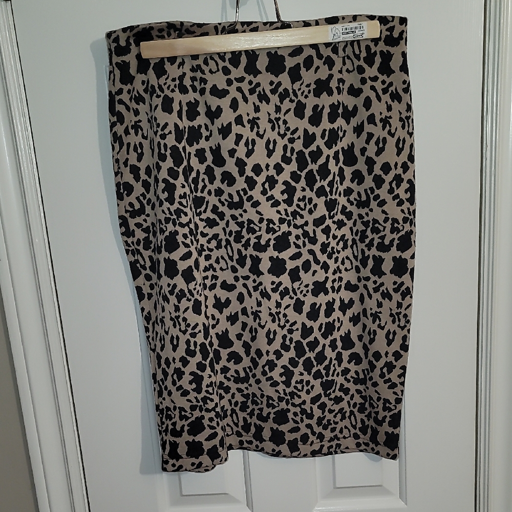 Leopard Print Women's Skirt